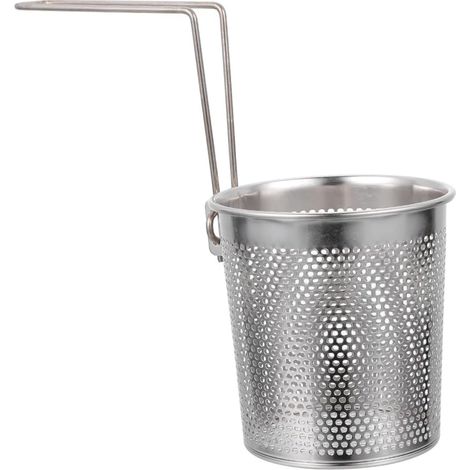Ustensile de cuisine en acier inoxydable avec long manche, Ces (1/4)