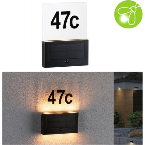 Neda Applique Murale Extérieure Solaire Anthracite (1/5)