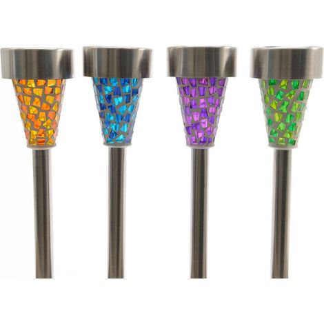 Borne Solaire Mosaique Extérieur 39cm