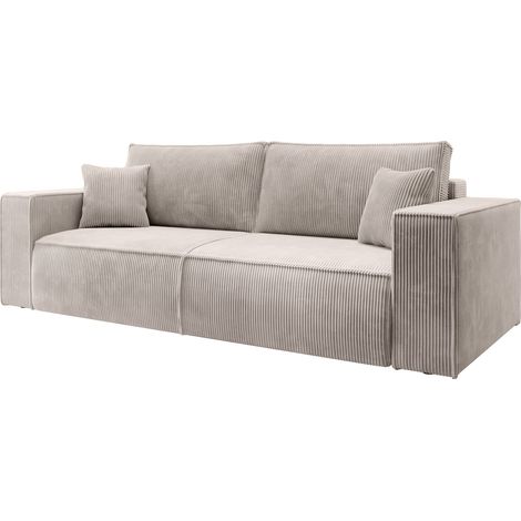 Selsey Farese 3-Sitzer Schlafsofa mit Bettzeugbehälter cremefarbig (1/5)