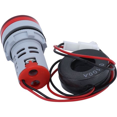Ampèremètre numérique rond et précis, indicateur de signal lumineux, 220 V CA, AD16-22DSARed (1/5)