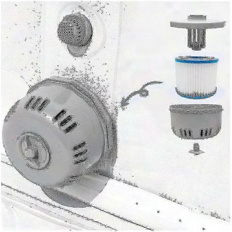 Cartouche de Filtre pour Spa Lay Z V1 S1, Accessoire de Nettoyage pour Jacuzzi Piscine, Remplacement A888120513 (1/2)