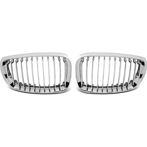Grilles calandre BMW serie 1 E87/E81/E82/E88 de 2007 a 2013 Chrome-27318106