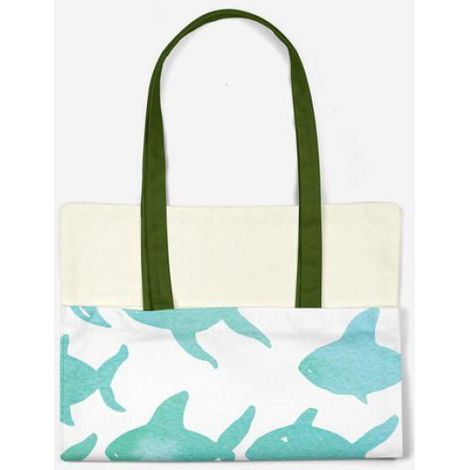 Sac Shopping - Tote Bag En Coton - 34 X 40 Cm - Pour Courses Et Usage Quotidien - 1 Pièce (1/4)