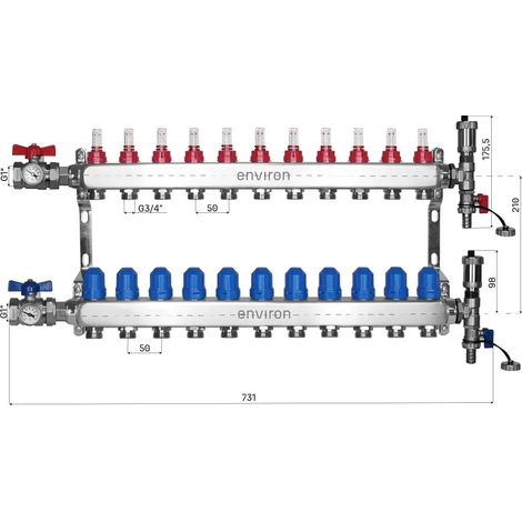 Festwertregelset M059 mit Wilo Para 25/6 Hocheffizienzpumpe (1/5)