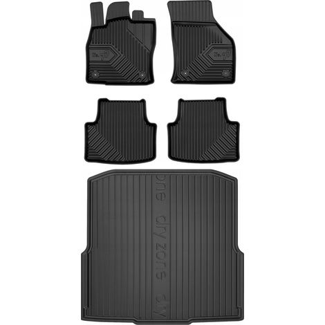 SET 77 Alfombrillas y moqueta Skoda Octavia 3 Kombi 2012-2020 bw. (1/5)