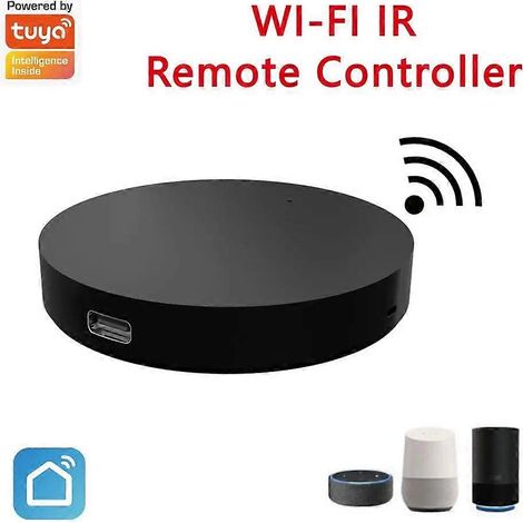 Télécommande infrarouge intelligente TUYA, compatible WiFi et universelle, pour le contrôle de votre maison connectée (TV, DVD, AUD). Fonctionne avec Amazon Alexa Home. (1/4)