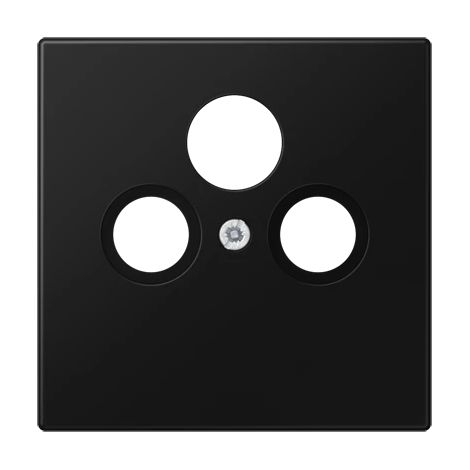 JUNG LS 990 SAT SWM - Schwarz - Kunststoff - Matte - Schraubenlos - JUNG - EDA 302 F - GDA 313 F (LS990SATSWM)