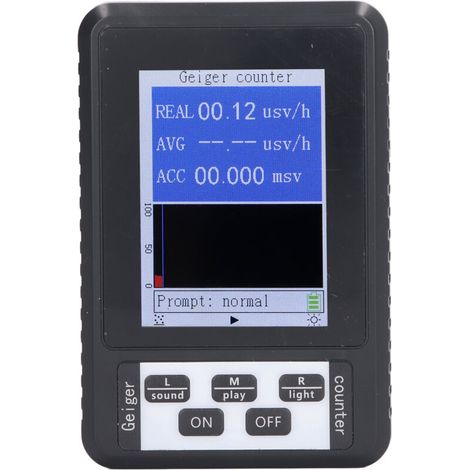 Compteur Geiger, détecteur de rayonnement nucléaire portable, moniteur de rayonnement bêta-gamma-X