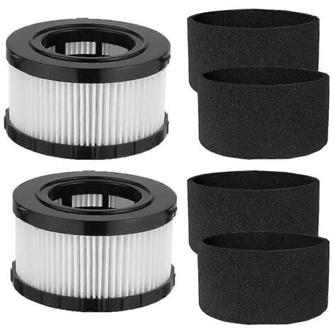Filtre HEPA DC5151H compatible avec les aspirateurs eau et poussière DC5151H, DC515, DCV517 et DCV517B, avec manchon en mousse.