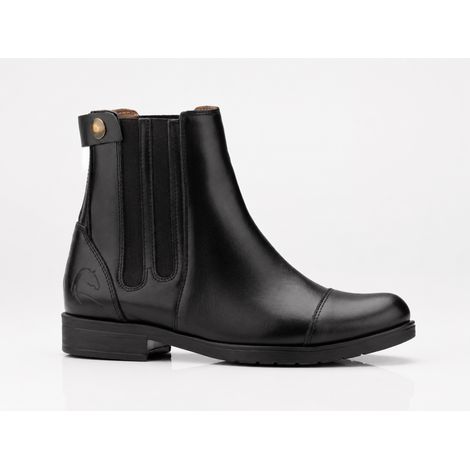 Bottes d'équitation Jodhpur pour femme, en cuir noir Rusttler avec fermeture éclair, taille 41. (1/5)