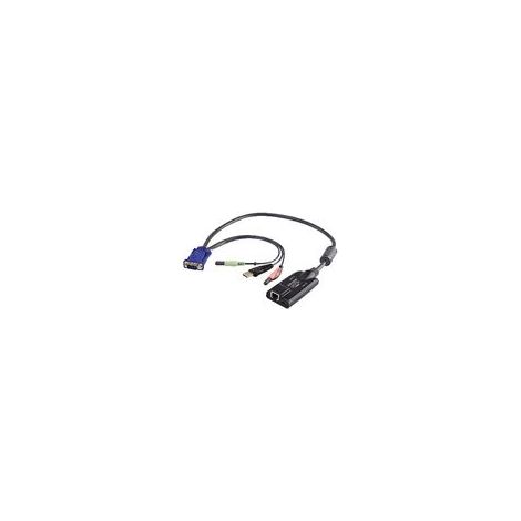 Aten KA7176 cable para video, teclado y ratón (kvm) Negro