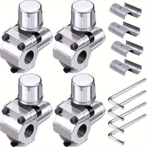 Piercing Valve Kits BPV-31 Refrigerator Tap Valve Compatible With 2.54/10.16 Cm, 12.7/40.64 Cm, 7.62/20.32 Cm Outside Diameter Pipes (1/5)