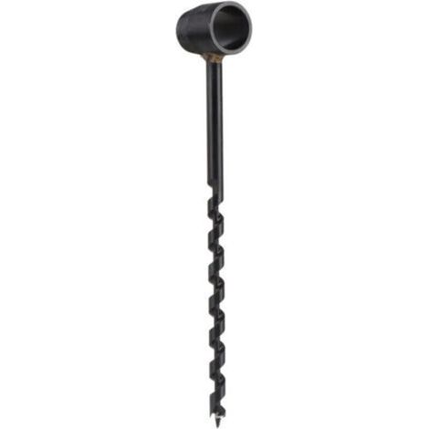 Perceuse à tarière manuelle noire haute dureté légère perceuse de survie portable pour le travail du bois sauvage 10-230mm/0.39-9.06in Autre outil du menuisier