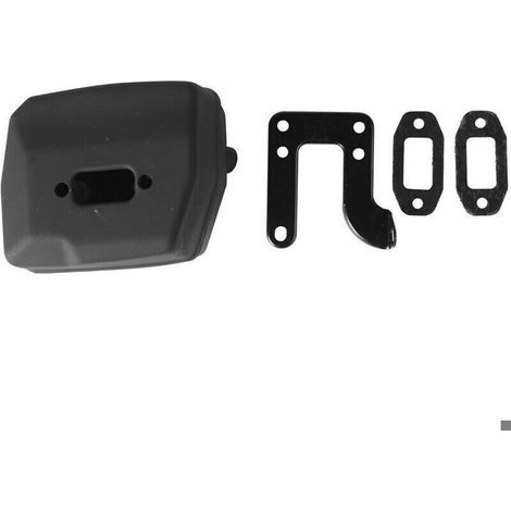BelleRise - Auspuffschalldämpfer mit Montageplatte für Husqvarna 61 66 162 266 268 272 Kettensägen 503476901 503406402 (1/5)