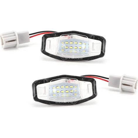 Kfz-Kennzeichenbeleuchtung, 2 Stück 1230V LED Kfz-Kennzeichenbeleuchtung LED-Ersatzleuchte für Honda Civic.