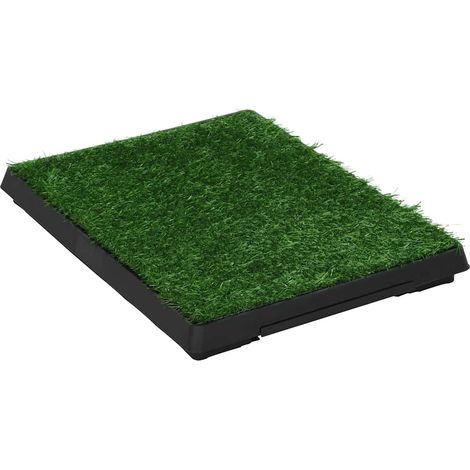 Maison Exclusive - Toilette Animali con Vassoio e Prato Finto Verde 63x50x7cm WC (1/5)