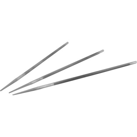 Lot de 3 Lime Chaîne de Tronçonneuse 4,8mm pour Entretien Jardin et Bois - KZQ