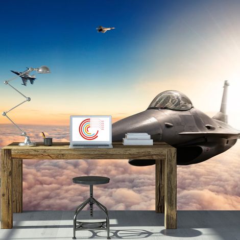 Fotomurale - F16 Fighter Jets - 150x105 (1/4)