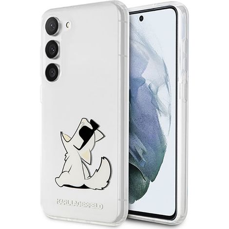 Karl Lagerfeld Choupette Fun - Samsung Galaxy S23+ Hülle (transparent) (1/5)