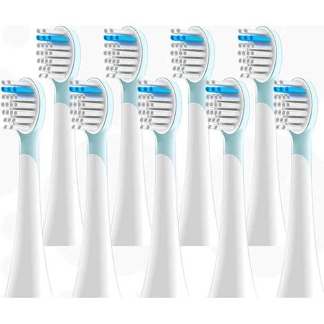 9 têtes de brosse de rechange, pour brosses à dents électriques enfants, poils extra-doux, compatible Philips Sonicare Kids (1/5)