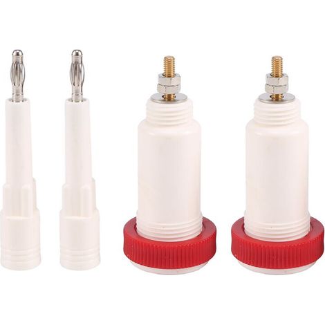 Geeignet für 10KV-30KV Hochspannungsstecker und -buchsen mit 2 Paaren 4mm Bananensteckern.
