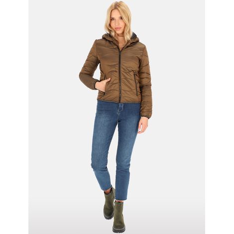 Kurze Damen-Sportjacke im Hip-Hop-Stil mit Kapuze (1/5)
