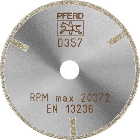[NEUWERTIG] B-Ware PFERD Trennscheibe Schneidscheibe Diamant D1A1R 75-2-10 D357 GFK CFK Keramik (1/2)