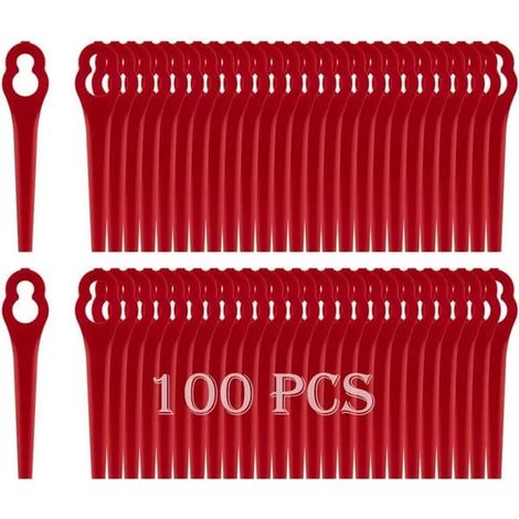 100 lames de rechange pour FRT18A, FRT18A1, FRT20A1, Einhell BG-CT 18 Li, RG-CT 18 Li, GE-CT 18 Li, GC-RT 18 Li. (1/5)