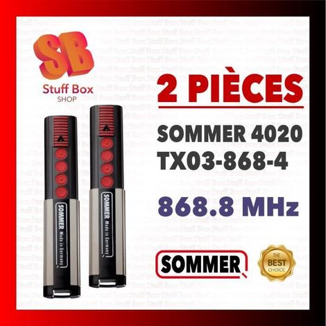 Telecomando - 4020 TX03-868-4 - 3 canali - 2 - Codice variabile sicuro