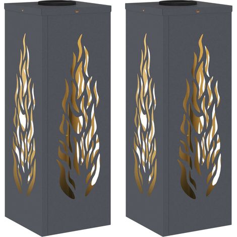 Lumière de chemin LED solaire 2 pcs Anthracite (1/5)