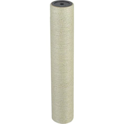 vidaXL Cat Scratching Post 8x45 cm 10 mm Beige