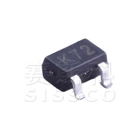 Changdian 2N7002W crystal, screen-printed K72, 60V 115mA channel MOSFET SOT-323-3N, electronic component chip, electronic components, 5 units, assembly and delivery.