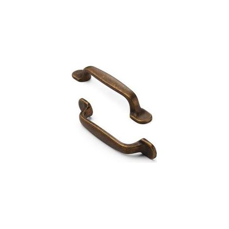 Lot de 2 Poignées Placard Cuisine en Laiton – Quincaillerie Antique, Trou Central de 96mm (1/4)