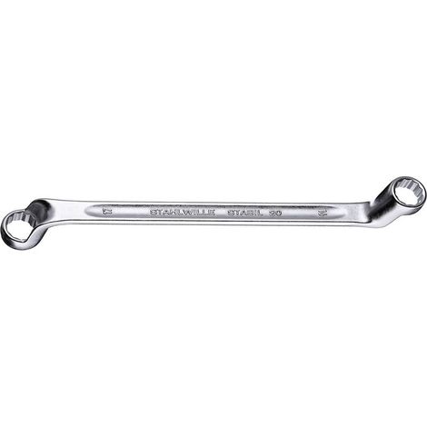 STAHLWILLE Clé polygonale double, fortement contre-coudée 30X32 mm (1/3)