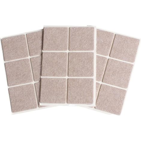 Lot de 72 patins protection portables en feutre pour pieds chaise, (1/5)