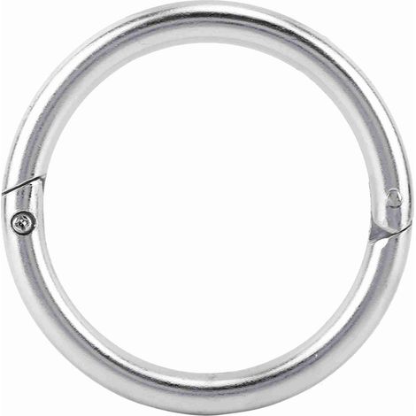 Anneau nasal acier inoxydable pour taureau vache bovin materiel elevage automatique fermeture diam int 7 cm (1/5)