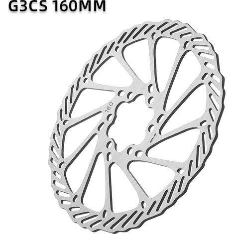 G3CS 160MM Disque de frein de vélo G3CS HS1 à 6 broches, disque hydraulique en acier inoxydable de 160 mm. (1/5)