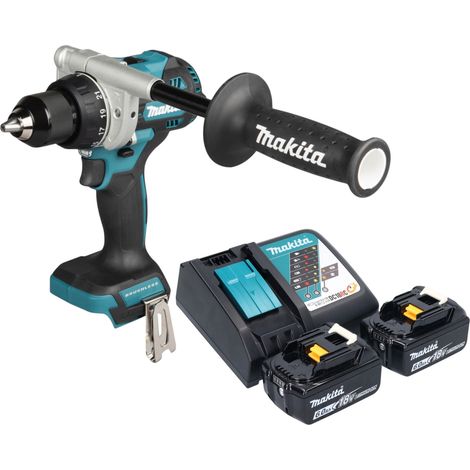 Makita DDF 492 RG Perceuse-visseuse sans fil 18 V 141 Nm Brushless + 2x batterie 6,0 Ah + chargeur
