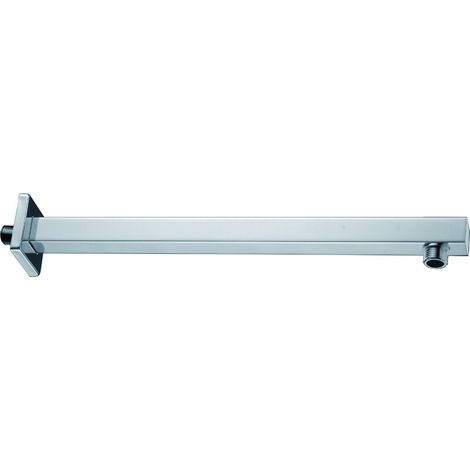 Primaster Brausearm für Kopfbrause eckig 50 cm mit Befestigungsplatte
