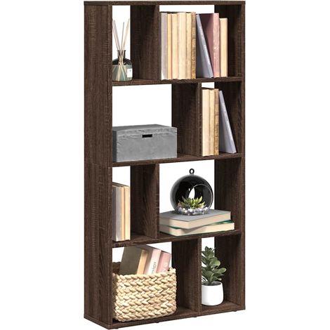 Bücherregal Braun Eichen-Optik 60x20x120,5 cm Holzwerkstoff