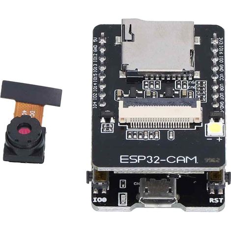ESP32CAM-Entwicklungsboard mit WiFi-Bluetooth-Leistungstreiber und OV2640/OV7670-Empfängermodul (1/5)