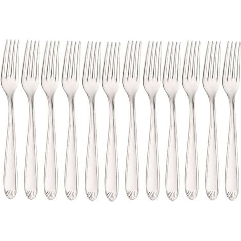 Pintinox Flavia, set 12 forchetta da tavola in acciaio inox