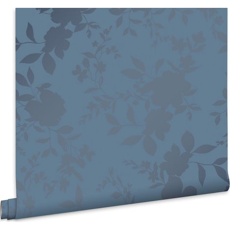 Laura Ashley Westbourne Vliestapete Midnight Blue 10mx52cm