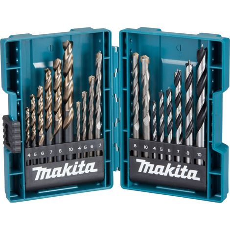 Makita B-49432  18teilig Universal-Bohrersortiment Metall, Stein, Beton, Holz, Mauerwerk 4.0 mm, 5.0 (1/3)
