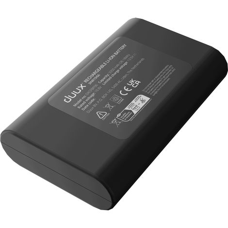 Station de recharge et batterie Duux pour ventilateur Whisper Flex 2 – Batterie Li-Ion 3350 mAh – Jusqu’à 11 heures d’autonomie