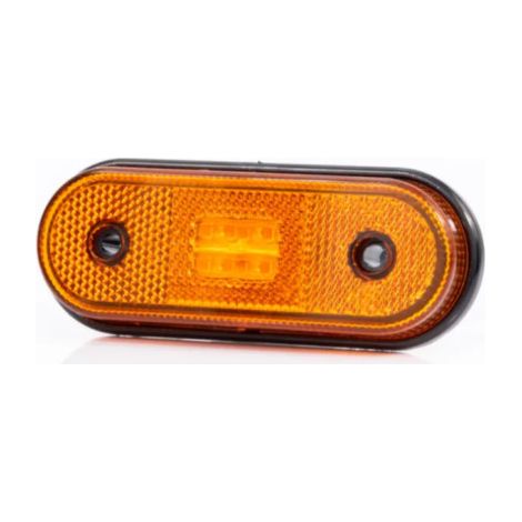 Maxter – Feu de gabarit LED orange 12/24V – Câble d'alimentation 500 mm – Éclairage pour remorque – Norme IP65 (1/3)