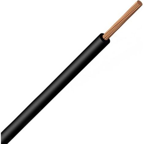 Cavo Filo Unipolare T3 FLRYW-B (FR125 F5) ISO 6722 sez. 0,50 mmq Nero