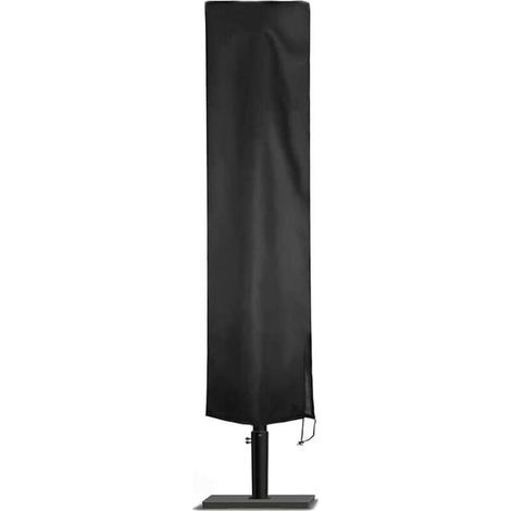 Housse de parasol imperméable en Oxford 210D (240 x 57 x 57 cm), noire - 1 pièce (1/5)