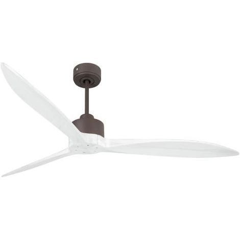 Modulo Latino Slim - Super destratificateur et ventilateur DC 166 cm Chocolat pales blanc idéal 30 à 60 m² (1/5)